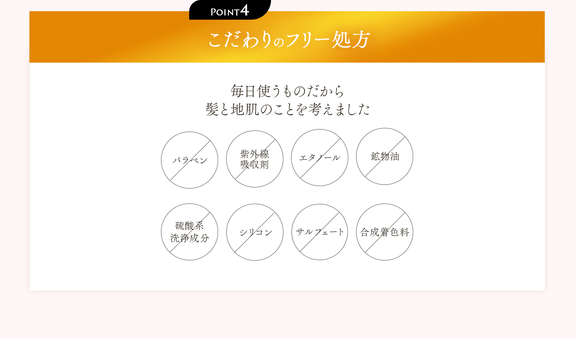 こだわりのフリー処方　シャンプー&トリートメントNIJIリズミック